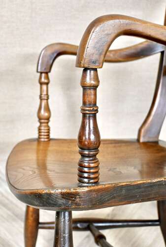 Pr Windsor Barback Armchairs