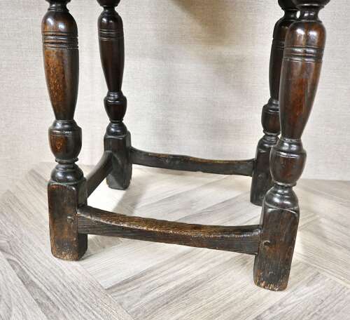 C17th Oak Joint Stool