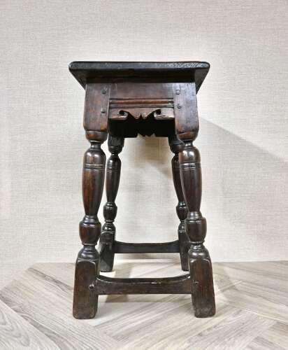 C17th Oak Joint Stool