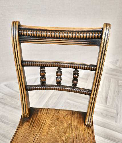 Set 4 C19th Barback Kitchen Chairs