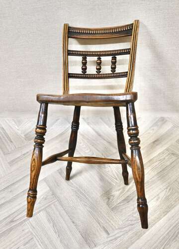 Set 4 C19th Barback Kitchen Chairs