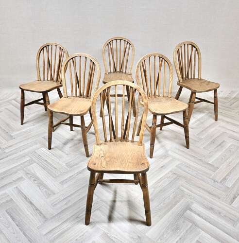 6x High Wycombe Country Kitchen Chairs