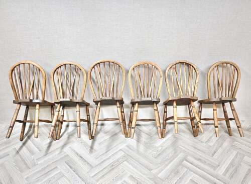 6x High Wycombe Country Kitchen Chairs