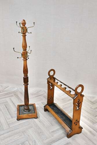 Hat and Coat Stand together with an Umbrella Stand