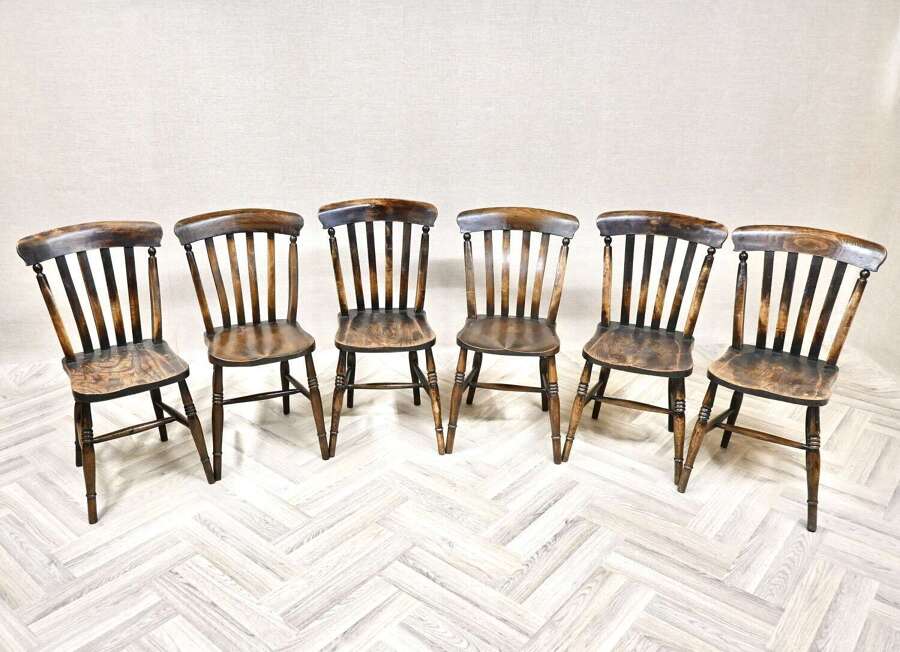 Set 6 Windsor Kitchen Dining Chairs